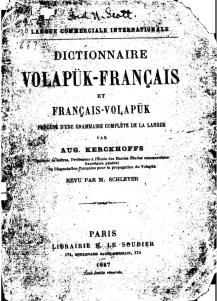 Dictionnaire Volapuk