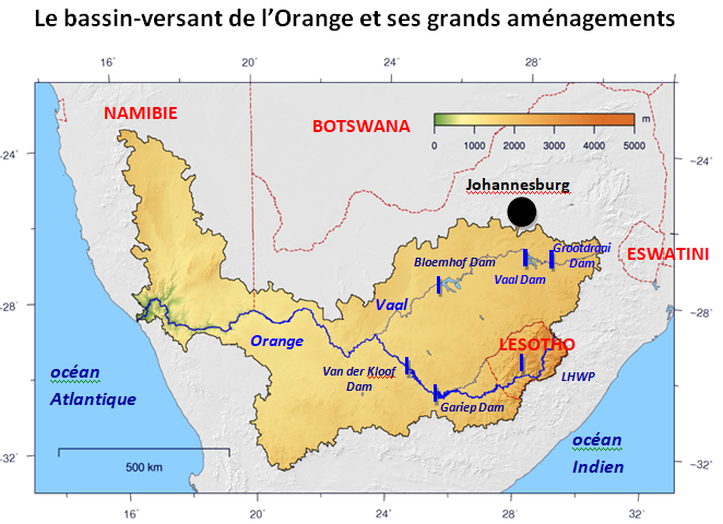 fleuve orange afrique du sud