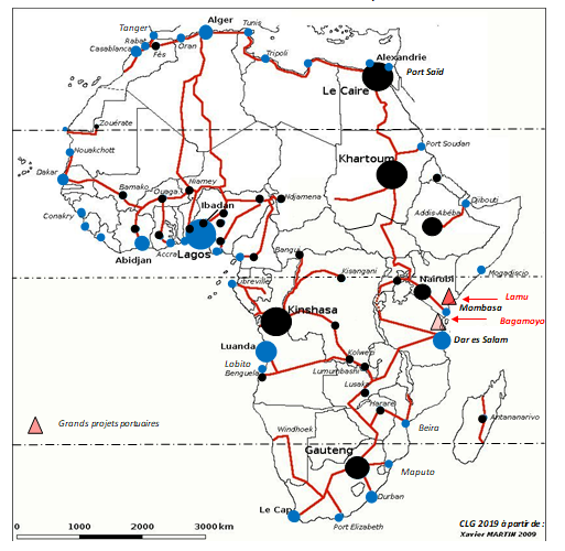 Afrique carte monbasa