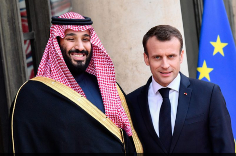 prince Ben Salmane et Macron avril 2018